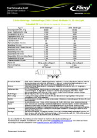 Datenblatt - Alu-Mulde - 2 Achs 25-30 cbm