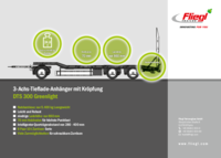 Flyer 3 Achs Tiefladeanhänger