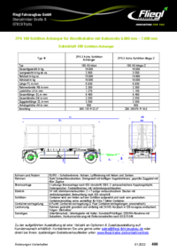 Datenblatt - Schlittenanhänger