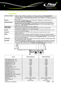 Datenblatt - Alu-Mulde - 2 Achs 25-30 cbm