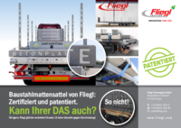Flyer Baustahlmattensattel Load Lock Cross