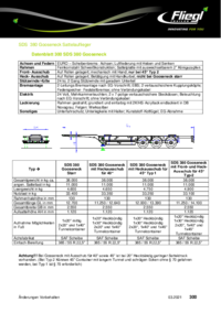 Datenblatt Gooseneckchassis