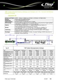 Datenblatt TWP 180 Anhänger