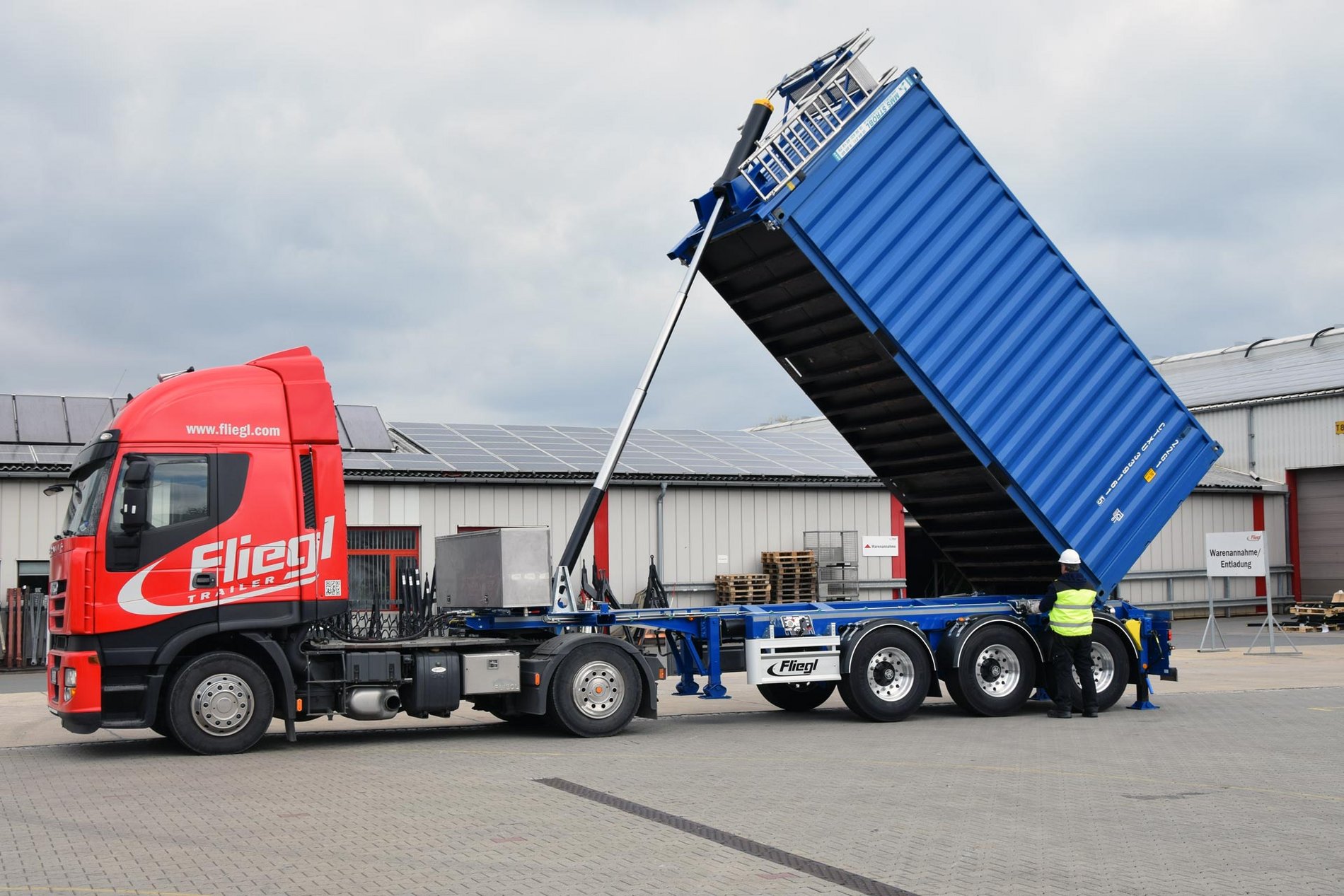 Chassis für Containertransporte