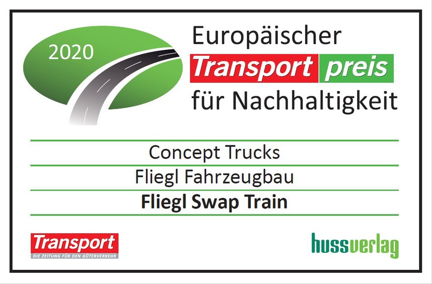 Platz 1 der Kategorie Concept Trucks: Fliegl Swap Train